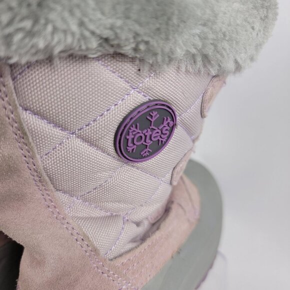 Totes Grey Pink Toddler Girls 13 Waterproof Winter Snow Boots Sledding‎ Outdoor - Picture 7 of 10